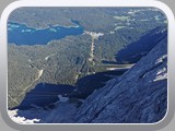 Ausblick von der Zugspitze.